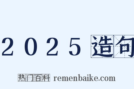 2025造句是什么意思的图片